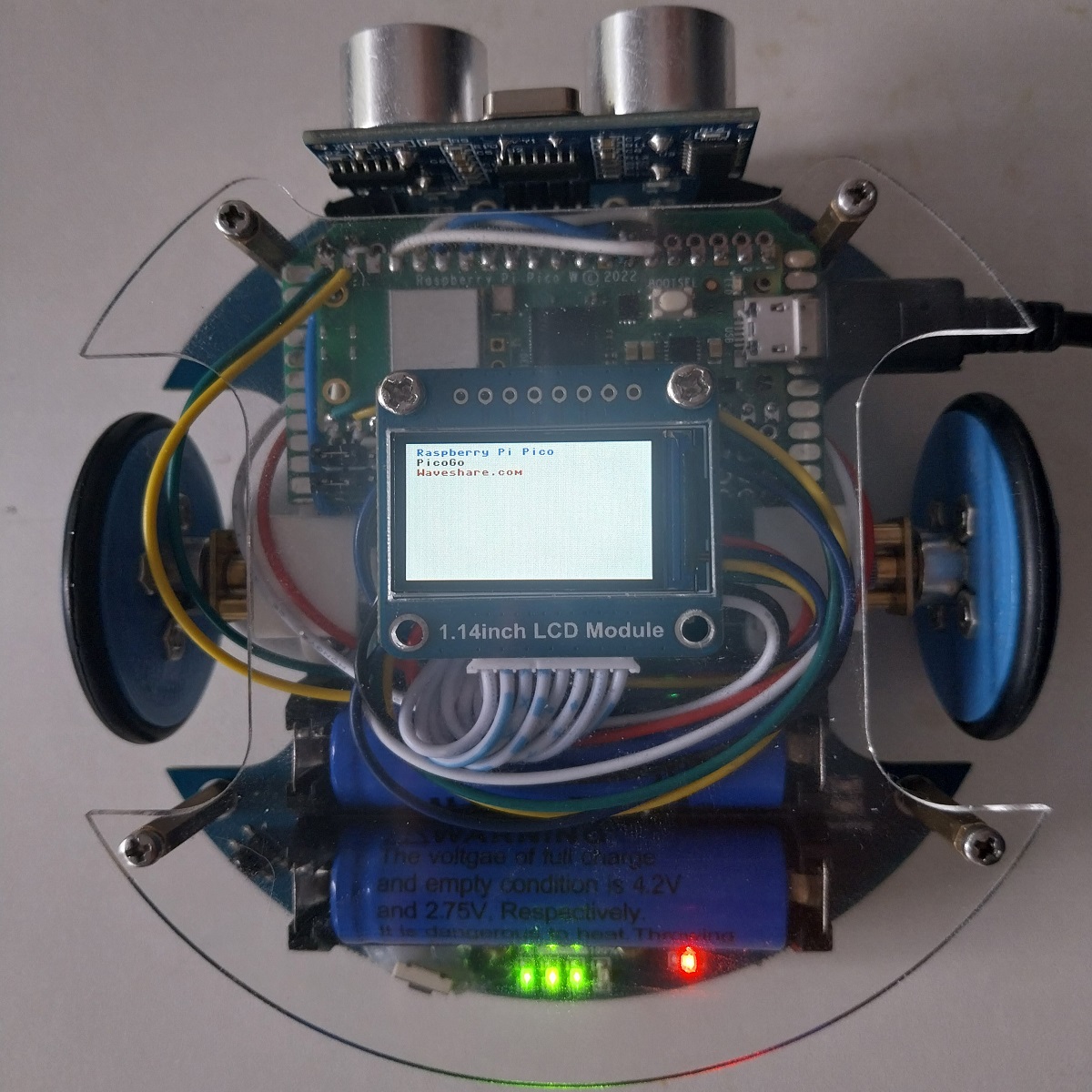 WaveShare PicoGo goes Odo